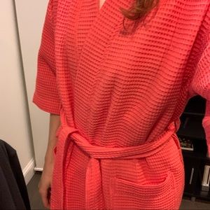 Linen Waffle Spa Bath Robe